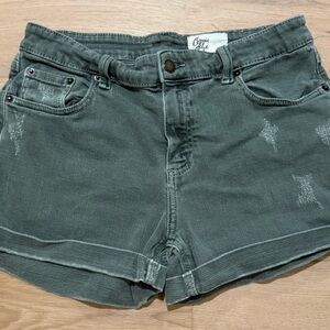 Cosmic Blue Love Casual Shorts with Versatile Style, Size 29